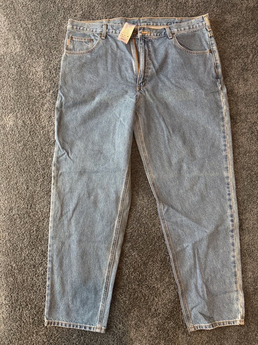 Carhartt Relaxed Fit Men's Jeans in Light Blue Denim